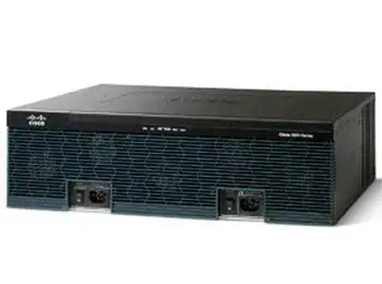 Revendeur officiel Cisco 3925E Routeur connecté Gigabit Ethernet Noir