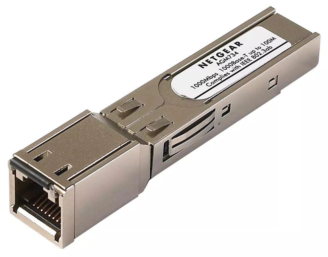 Vente Switchs et Hubs NETGEAR ProSafe 1000Base-T SFP RJ45 GBIC module for sur hello RSE