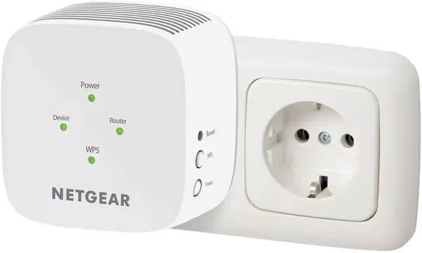 NETGEAR EX3110 Émetteur et récepteur réseau Blanc 10, 100, 300 Mbit/s - Netgear - Accessoire Wifi - visuel 1
