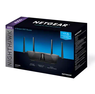 NETGEAR Nighthawk AX5400 routeur sans fil Gigabit Ethernet Netgear - visuel 1 - hello RSE - Puissant processeur 1,5 GHz Triple Core