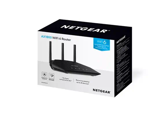 4-Stream AX1800 WiFi 6 Router (RAX10) Netgear - visuel 1 - hello RSE - Cybersécurité pour votre domicile