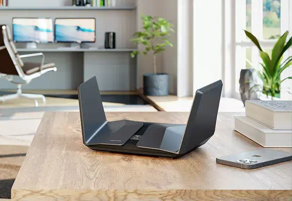 NETGEAR Nighthawk RAXE500 routeur sans fil Gigabit Ethernet Netgear - visuel 1 - hello RSE - Configuration et utilisation faciles avec l'application Nighthawk