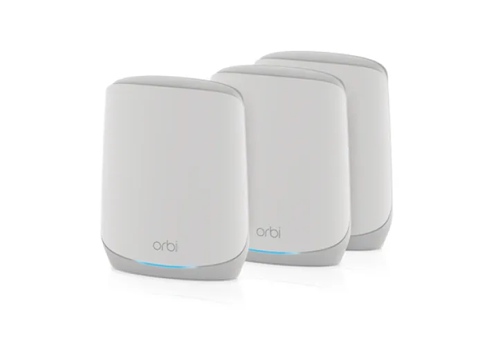 NETGEAR Orbi RBK763S Tri-bande (2,4 GHz / 5 GHz / 5 GHz) Wi-Fi 6 (802.11ax) Blanc 7 Interne - Netgear - Borne Wifi - visuel 1
