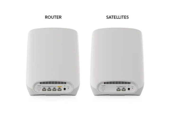 NETGEAR Orbi RBK763S Tri-bande (2,4 GHz / 5 GHz / 5 GHz) Wi-Fi 6 (802.11ax) Blanc 7 Interne - Netgear - Borne Wifi - visuel 3