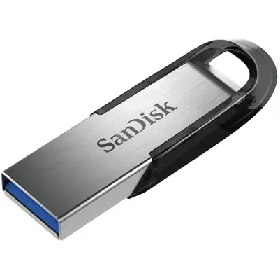 SanDisk Ultra Flair lecteur USB flash 32 Go USB Type-A 3.2 Gen 1 (3.1 Gen 1) Noir, Acier inoxydable - Sandisk - Adaptateur stockage - visuel 1
