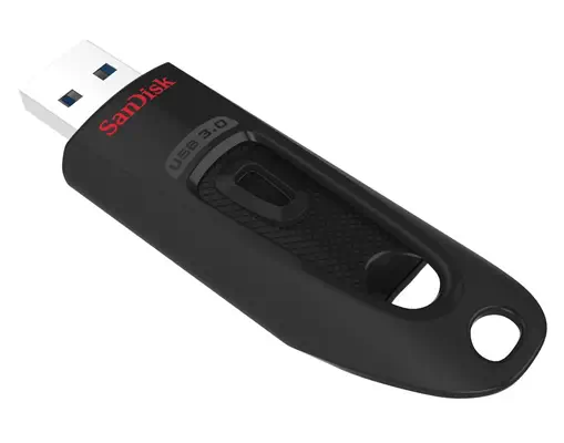 SanDisk Ultra lecteur USB flash 128 Go USB Type-A 3.2 Gen 1 (3.1 Gen 1) Noir - Sandisk - Adaptateur stockage - visuel 1
