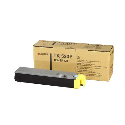 KYOCERA TK-520Y Cartouche de toner 1 pièce(s) Original Jaune - Kyocera - Toner - visuel 1