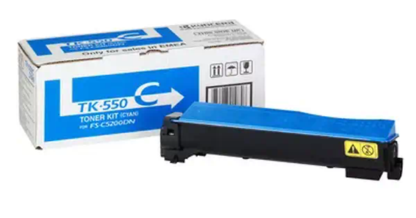 KYOCERA TK-550C Cartouche de toner 1 pièce(s) Original Cyan - Kyocera - Toner - visuel 2