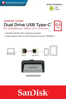 Ultra Dual Drive USB Type-C - Sandisk - Adaptateur stockage - visuel 10