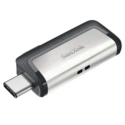 SanDisk 173338 lecteur USB flash 64 Go USB Type-A / USB Type-C Noir, Argent - Sandisk - Adaptateur stockage - visuel 6