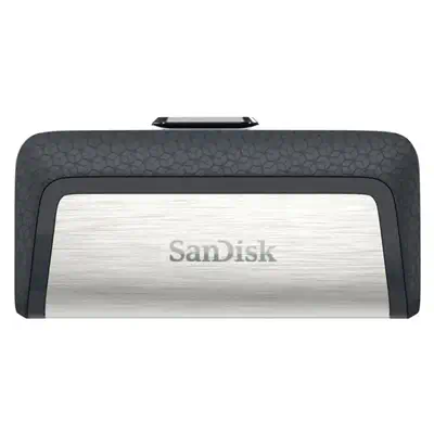 SanDisk 173338 lecteur USB flash 64 Go USB Type-A / USB Type-C Noir, Argent - Sandisk - Adaptateur stockage - visuel 1