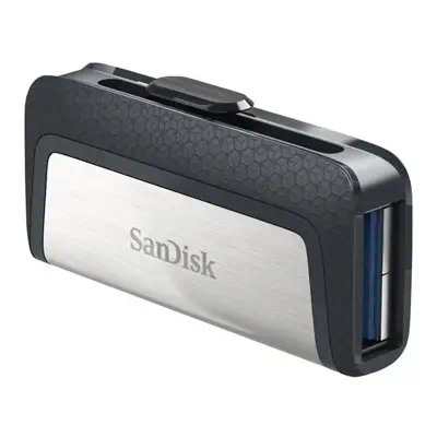 SanDisk 173338 lecteur USB flash 64 Go USB Type-A / USB Type-C Noir, Argent - Sandisk - Adaptateur stockage - visuel 3