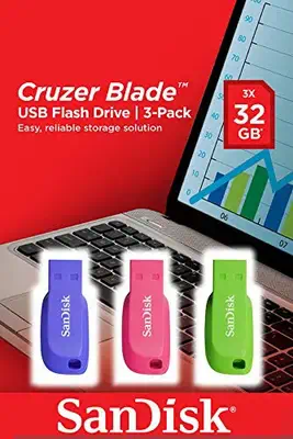 Sandisk Cruzer Blade 3x 32GB  - Adaptateur stockage - visuel 1