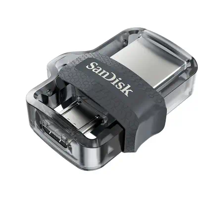 SanDisk Ultra Dual m3.0 lecteur USB flash 32 Go USB Type-A / Micro-USB 3.2 Gen 1 (3.1 Gen 1) Noir, A - Sandisk - Adaptateur stockage - visuel 2