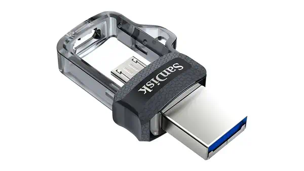 SanDisk Ultra Dual m3.0 lecteur USB flash 32 Go USB Type-A / Micro-USB 3.2 Gen 1 (3.1 Gen 1) Noir, A - Sandisk - Adaptateur stockage - visuel 6