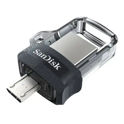 SanDisk 173386 lecteur USB flash 128 Go USB Type-A / Micro-USB Noir, Transparent - Sandisk - Adaptateur stockage - visuel 3