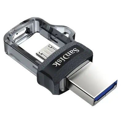SanDisk 173386 lecteur USB flash 128 Go USB Type-A / Micro-USB Noir, Transparent - Sandisk - Adaptateur stockage - visuel 5