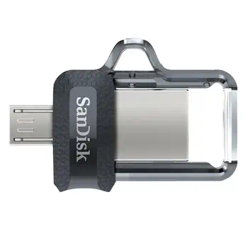 Comparaison SanDisk 173386 lecteur USB flash 128 Go USB Type-A / Micro-USB Noir, Transparent