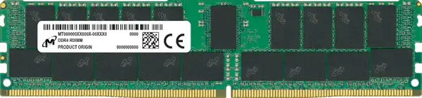 Micron MTA18ASF4G72PZ-3G2R module de mémoire 32 Go 1 x 32 Go DDR4 288-pin DIMM ECC - Mémoire - visuel 1