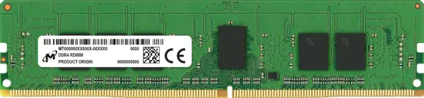 Micron MTA9ASF1G72PZ-3G2R module de mémoire 8 Go 1 x 8 Go DDR4 288-pin DIMM ECC - Mémoire - visuel 1