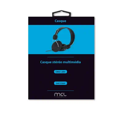 MCL CSQ-HEAD/NZ Casque Avec fil Arceau Musique Noir - Casque Micro - visuel 4