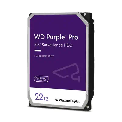 Western Digital Purple Pro disque dur 22 To 7200 tr/min 512 Mo 3.5" Série ATA III - Disque dur Interne - visuel 1