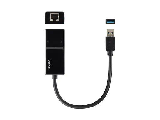 BELKIN Adapateur USB 3.0 vers RJ45 Gigabit ethernet - Belkin - Câble USB - visuel 2