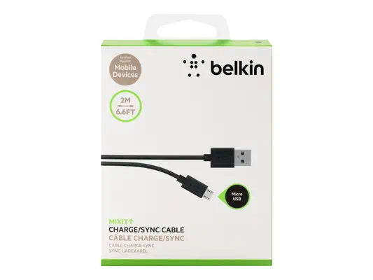 BELKIN Cable micro-USB vers USB 2m - Belkin - Câble USB - visuel 1