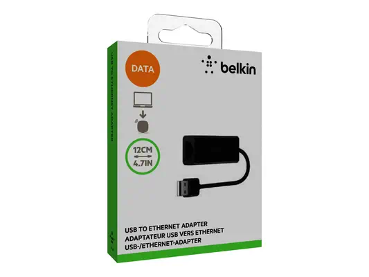 BELKIN adaptateur USB 2.0 vers RJ45 Ethernet 100 Mbps - Belkin - Câble USB - visuel 2