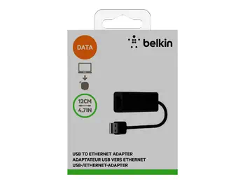BELKIN adaptateur USB 2.0 vers RJ45 Ethernet 100 Mbps revendeur officiel