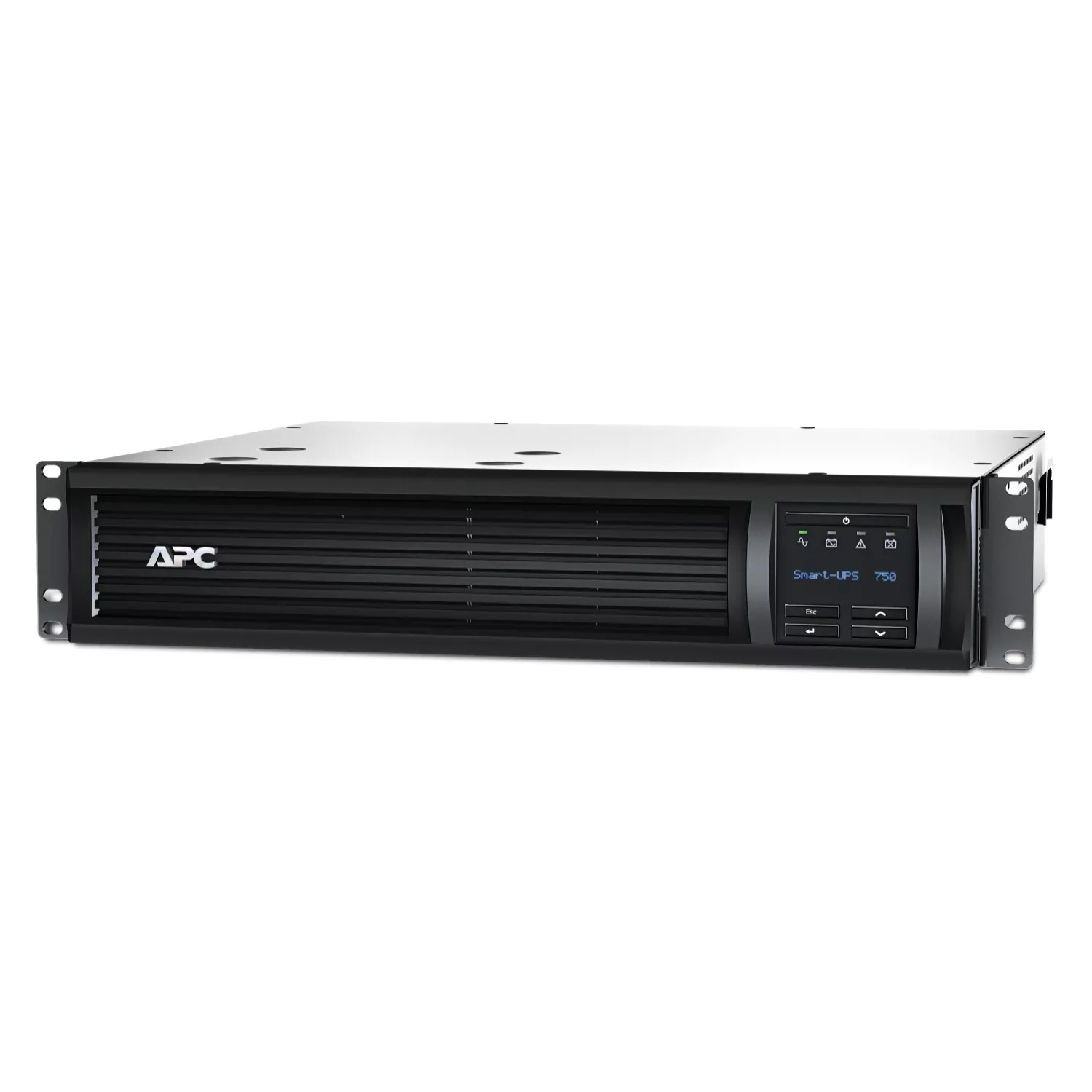 Achat APC Smart UPS 750VA LCD RM 2U 230V avec carte réseau et autres produits de la marque APC