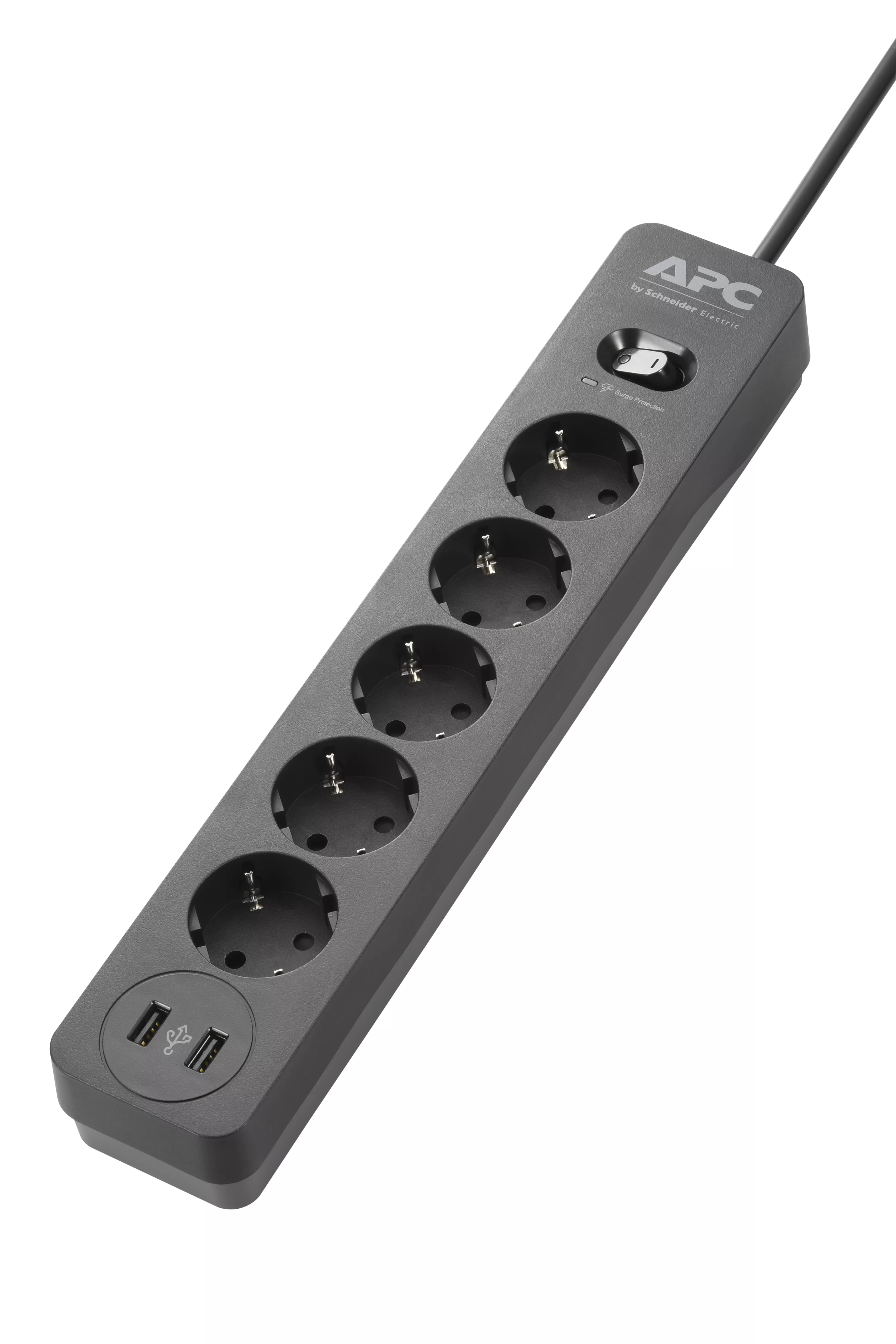 Achat APC Essential SurgeArrest Noir 5 prises UniSchuko 230V + 2 au meilleur prix