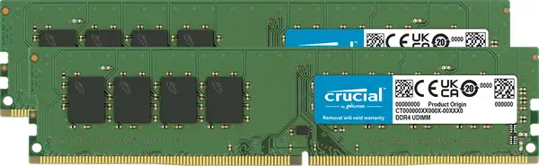 Crucial CT2K32G4DFD832A module de mémoire 64 Go 2 x 32 Go DDR4 288-pin DIMM - Mémoire - visuel 1
