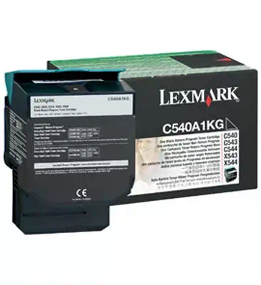 Vente Toner Lexmark C54x, X54x Black Return Programme Toner sur hello RSE