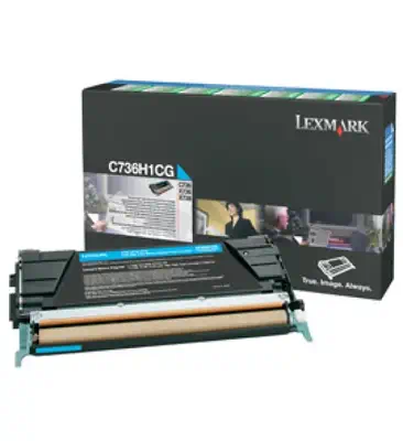 Lexmark C736H1CG Cartouche de toner 1 pièce(s) Original Cyan - Toner - visuel 1