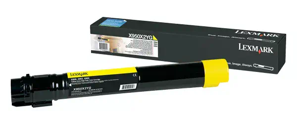 Vente LEXMARK XS955DE toner jaune capacité standard 22.000 au meilleur prix