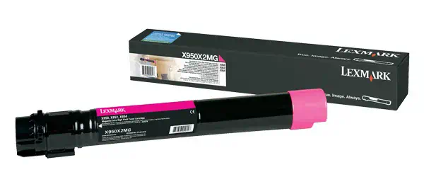LEXMARK XS955DE toner magenta 22.000 pages retour - Lexmark - Toner - visuel 1
