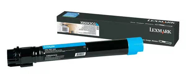 Vente Toner LEXMARK XS955DE toner cyan 22.000 pages retour sur hello RSE