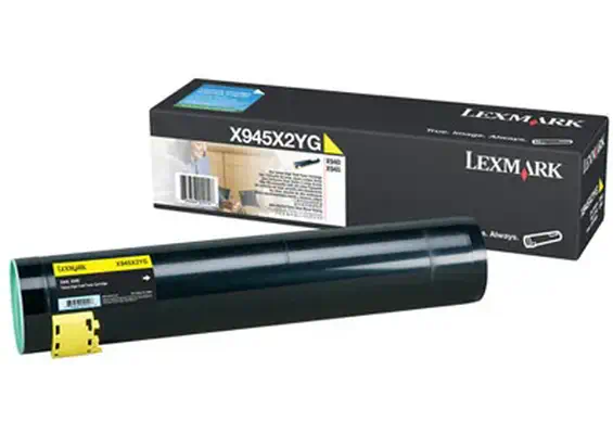 LEXMARK X940E, X945e cartouche de toner jaune capacité - Lexmark - Toner - visuel 1
