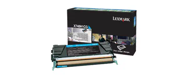 Achat LEXMARK X748 cartouche de toner cyan haute capacité 10 sur hello RSE