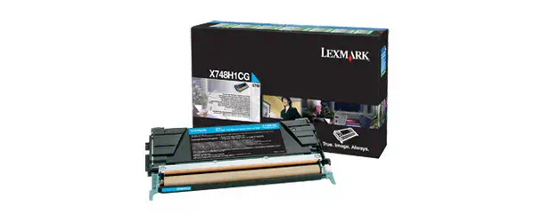 LEXMARK X748 cartouche de toner cyan haute capacité 10 - Lexmark - Toner - visuel 1