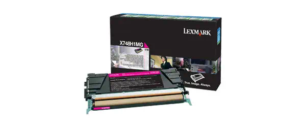 LEXMARK X748 10K cartouche de toner magenta haute - Lexmark - Toner - visuel 1