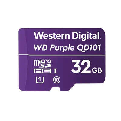 Western Digital WD Purple SC QD101 32 Go MicroSDHC Classe 10 - Carte Mémoire - visuel 1