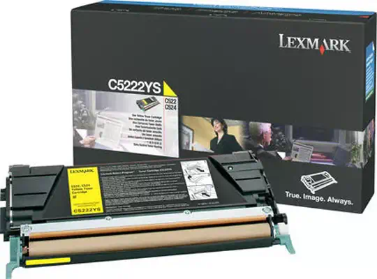 Achat Lexmark Yellow Toner Cartridge for C52x - 0734646396721