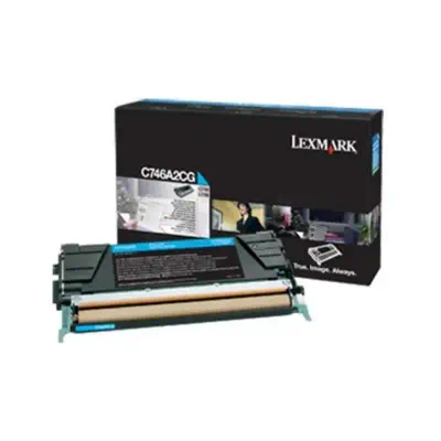 Lexmark C746A3CG Cartouche de toner 1 pièce(s) Original Cyan - Toner - visuel 1