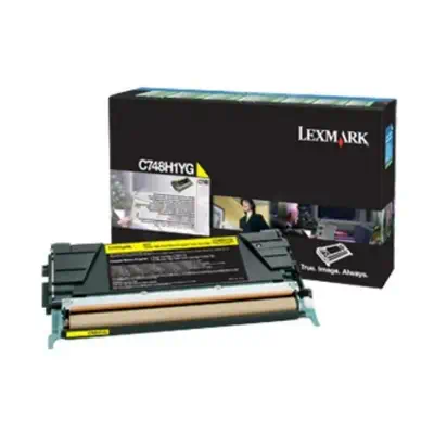 Lexmark C748H3YG Cartouche de toner 1 pièce(s) Original Jaune - Toner - visuel 1