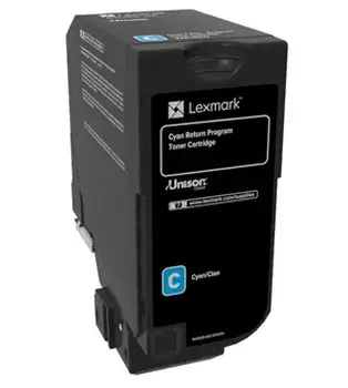 Offre Lexmark 84C2HC0 Cartouche de toner 1 pièce(s) Original Cyan