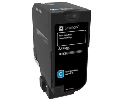 Vente Toner LEXMARK CS725 Cartouche de toner haute capacité Cyan