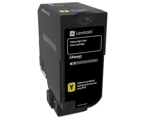 Revendeur officiel Toner LEXMARK CS725 Cartouche de toner haute capacité Jaune