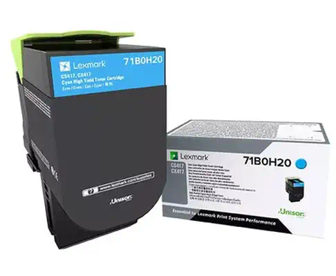 Vente Toner LEXMARK High Yield Cyan Toner Cartridge